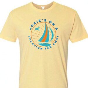 NWOT Band Tee JOSIE'S ON A VACATION For Your Love THE OUTFIELD T-Shirt 1980s